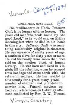 Jefferson Craft's obituary