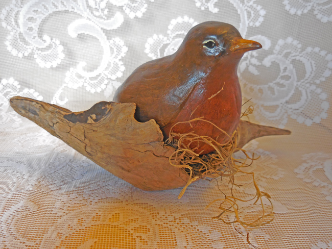 carved bird
